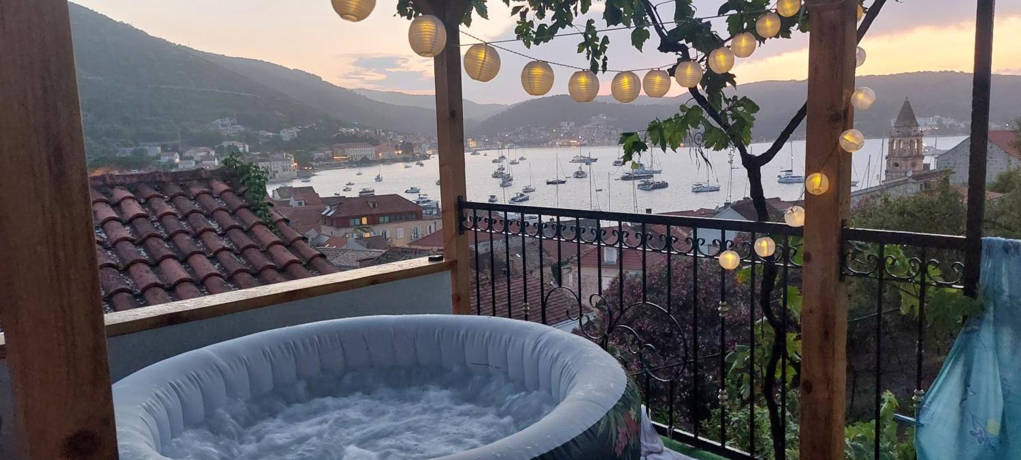 Panoramic View With Jacuzzi Vis Exterior foto