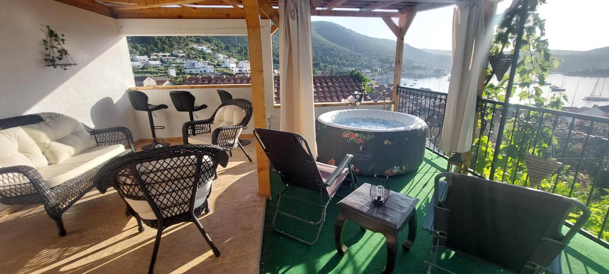 Panoramic View With Jacuzzi Vis Exterior foto